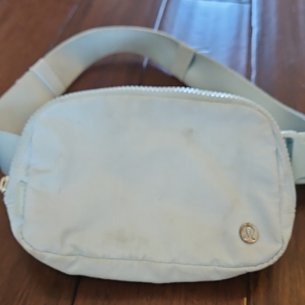 Lululemon Athletica Blue Belt Bag with Adjustable Strap